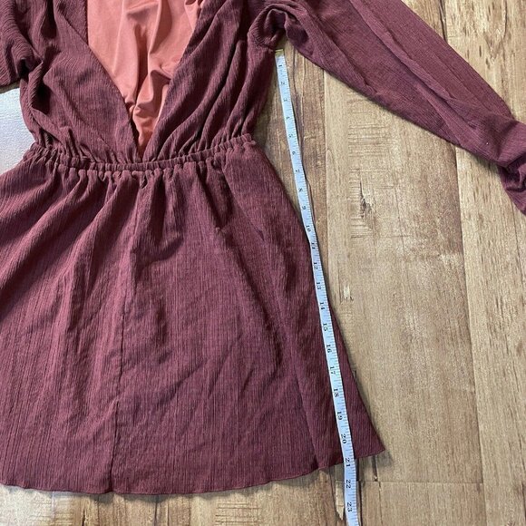 Tularosa Size Small S Orange Dress  Open Back Revolve - Picture 5 of 7